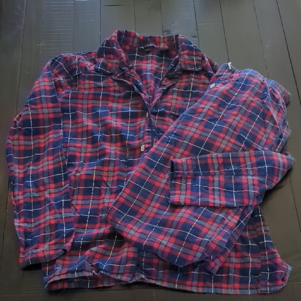 J. Crew Women's Plaid Flannel Pajama Set